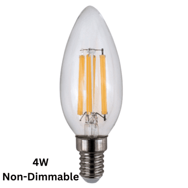 4W E14 Non Dimmable Candle Bulb