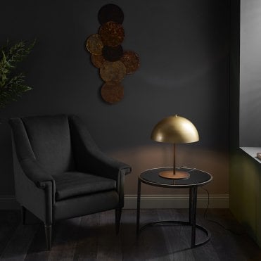 Gold Dome Table Lamp