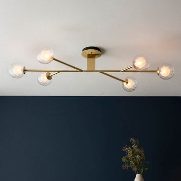 March 6 Light Satin Brass Fitting