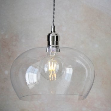 Molly Glass Bowl Pendant