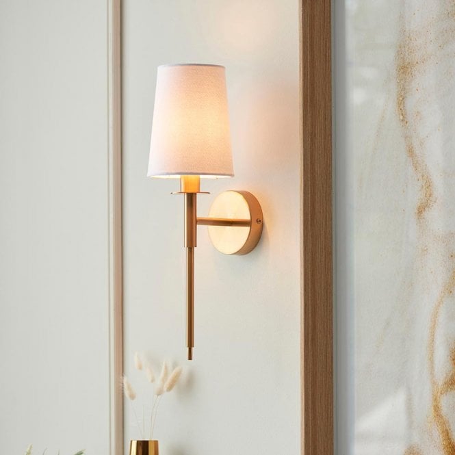 Aspire Lighting Roe Vintage Brass Wall Light