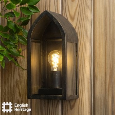 Audley End Curved Outdoor Wall Light