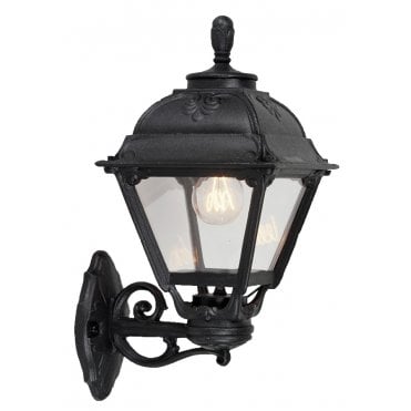 Bisso Cefa E27 Black Wall Lantern