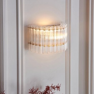 Brenda Aged Brass Wall Fitting