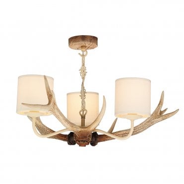 Antler 3 Light Pendant 