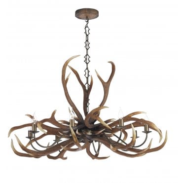 Antler Emperor 8 Light Pendant 