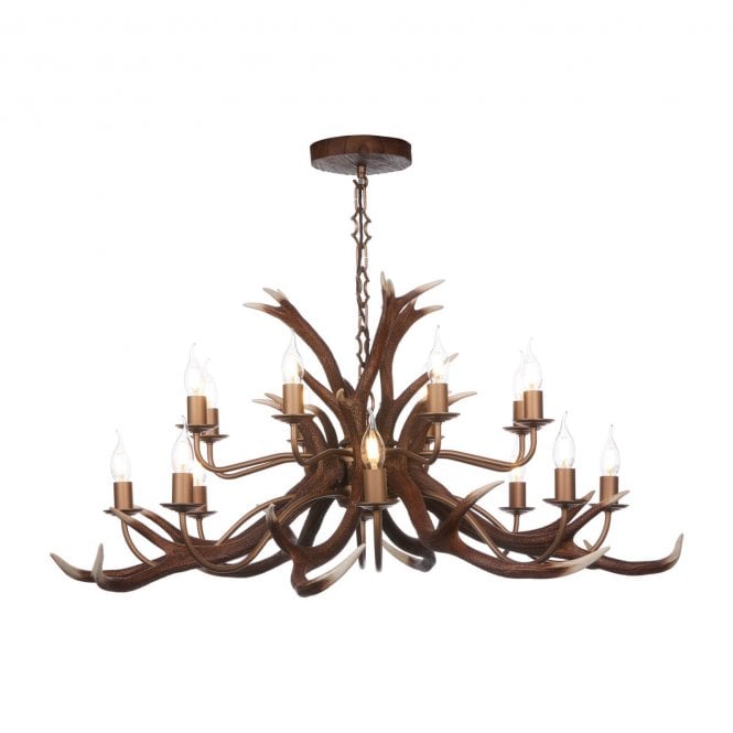David Hunt Lighting Antler Rustic 16 Light