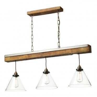 Aspen 3 Light Beam Pendant