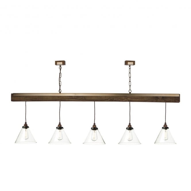 David Hunt Lighting Aspen 5 Light Beam Pendant