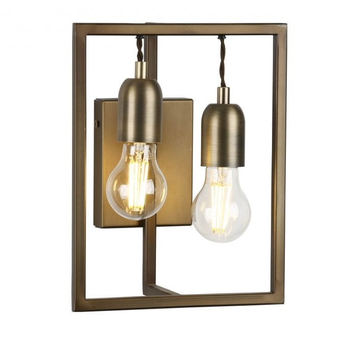 David Hunt Lighting Chiswick 2 Light Wall E27