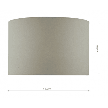 Cassandra Grey Cotton Shade 40cm