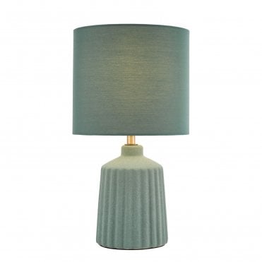 Chloris Green Table Lamp C/W Shade