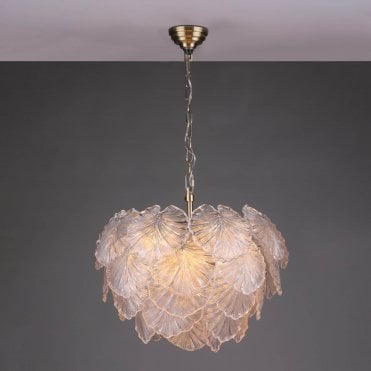 Courtney Textured Glass Pendant