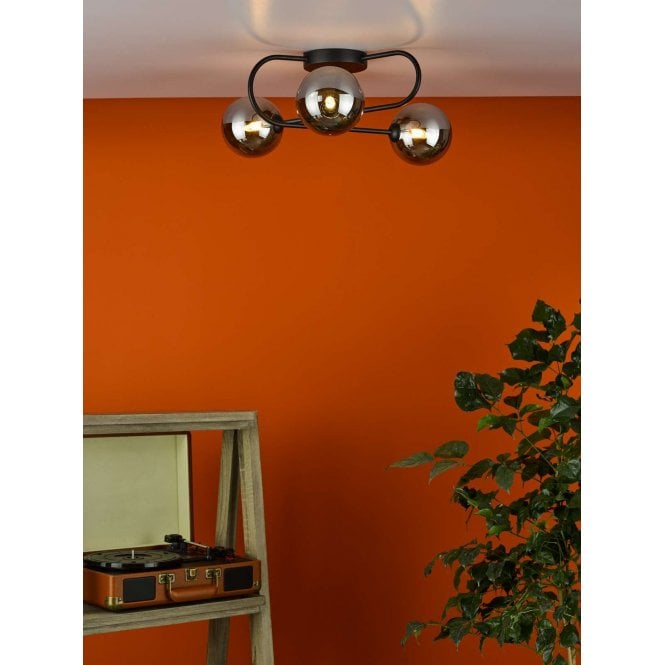 där lighting Eissa Semi-Flush Fitting