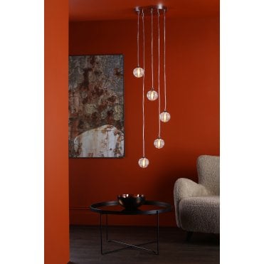 Federico Chrome Cluster Pendant