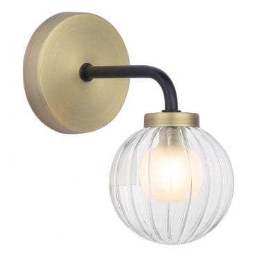 Gibbs Antique Brass Wall Light