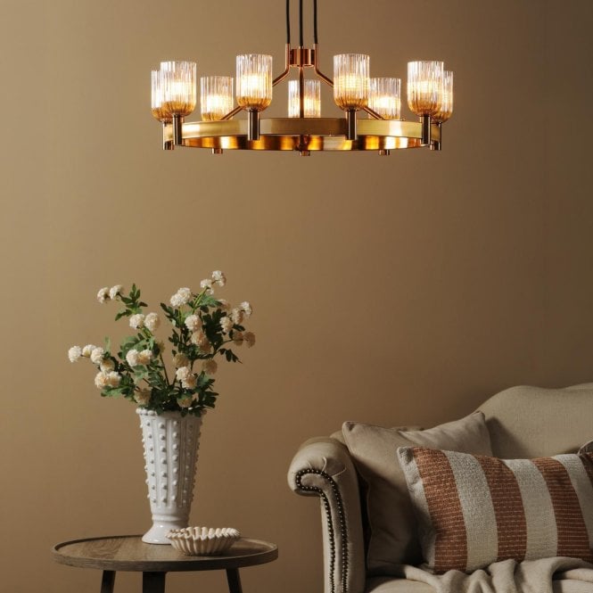 där lighting Hilaria 9 Light Ceiling Pendant