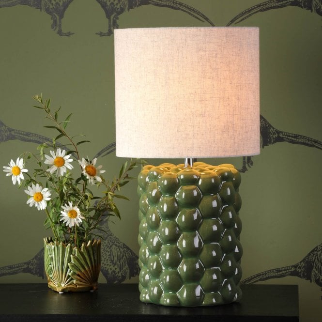 där lighting Jayden Table Lamp C/W Shade