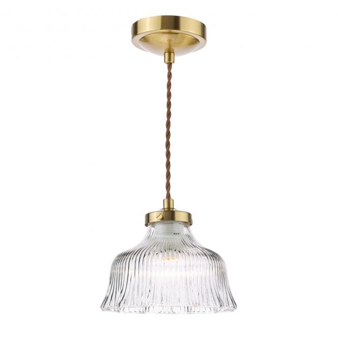 där lighting Maude Brass Single Pendant
