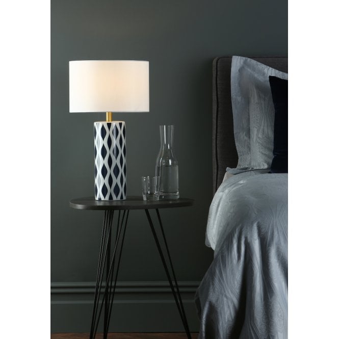 där lighting Weylin Table Lamp C/W Shade