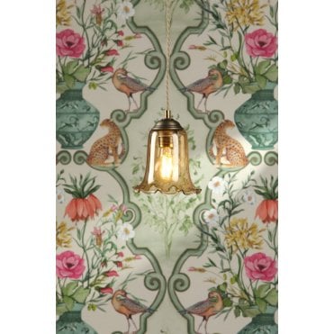 Ebba Antique Brass Single Pendant