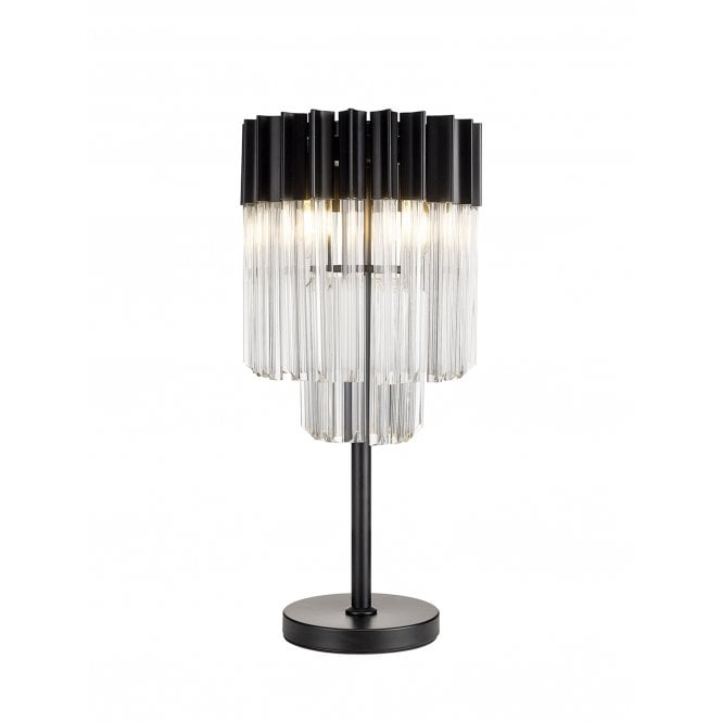 Elate Collection Donard Matt Black Table Lamp