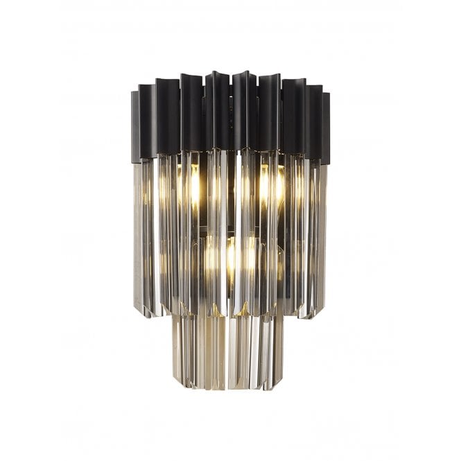 Elate Collection Donard Matt Black Wall Light
