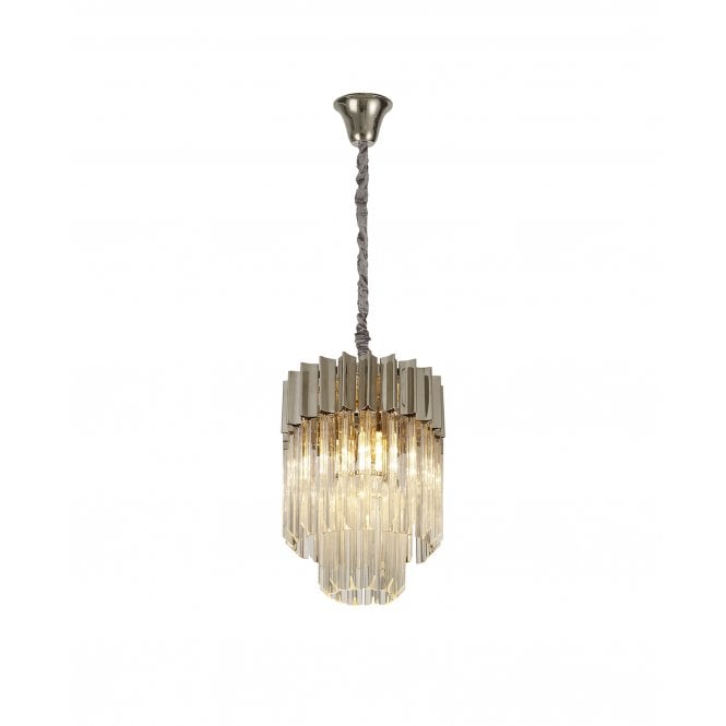 Elate Collection Donard Polished Nickel 4 Light Pendant