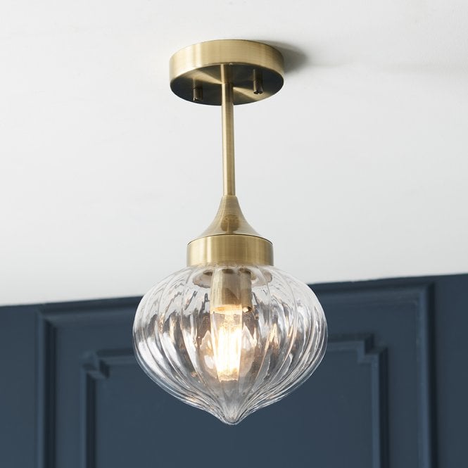 Endon Lighting Addington Semi Flush