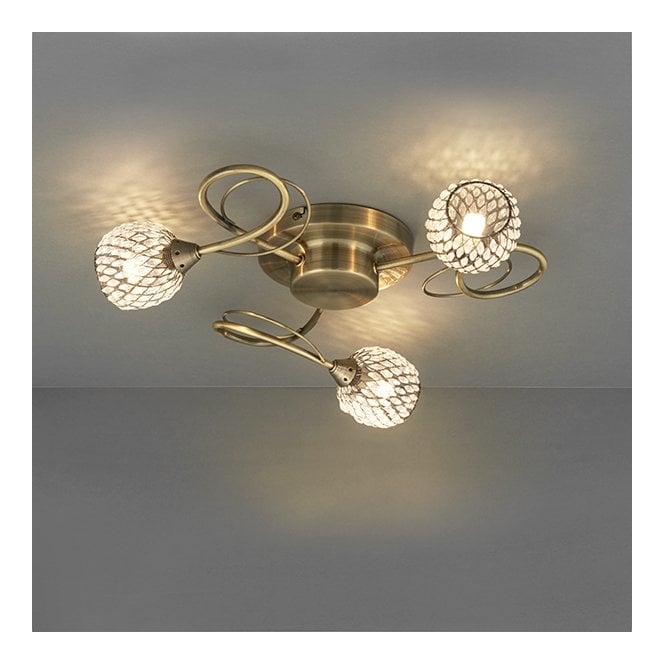 Endon Lighting Aherne Semi Flush