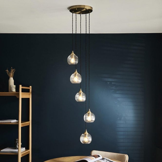 Endon Lighting Allegra 5 Light Cluster Pendant