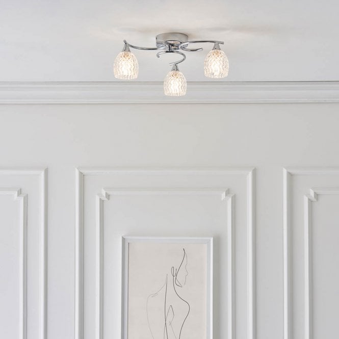 Endon Lighting Boyer Semi Flush