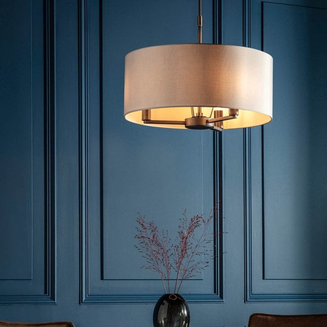 Endon Lighting Daley Drum Pendant