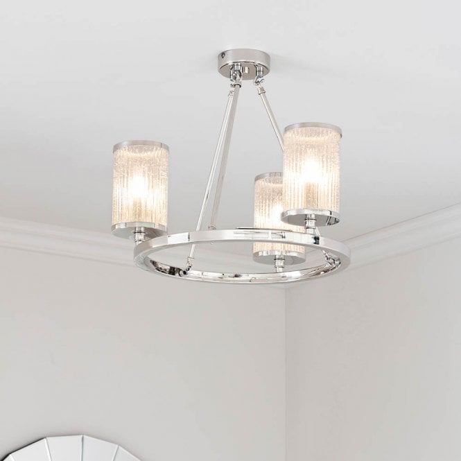 Endon Lighting Easton Semi Flush