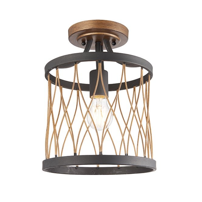 Endon Lighting Heston Semi Flush