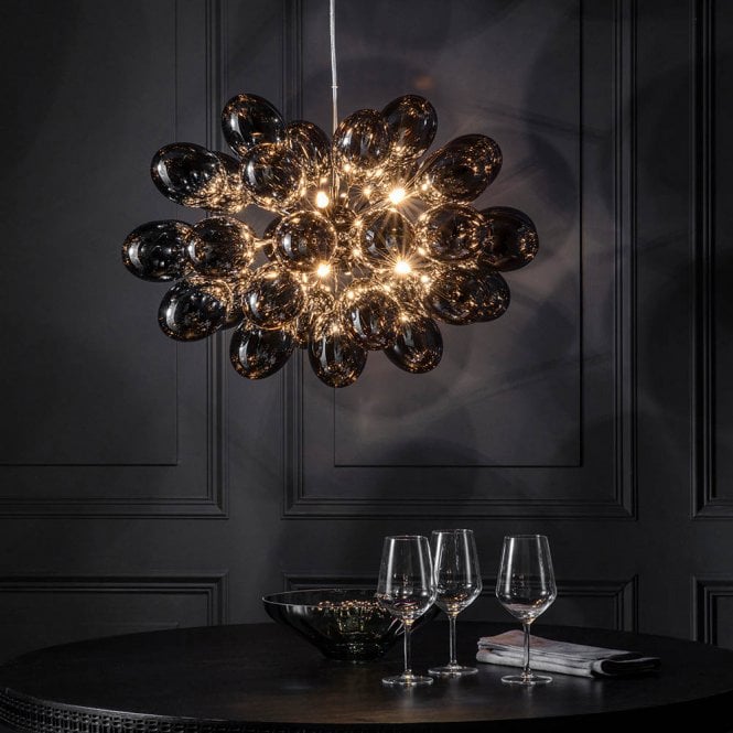 Endon Lighting Infinity Electro Plated Glass Pendant