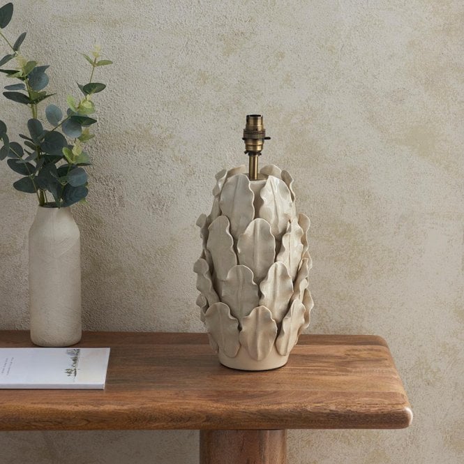 Endon Lighting Layered Large Leaf Table Lamp Base Only