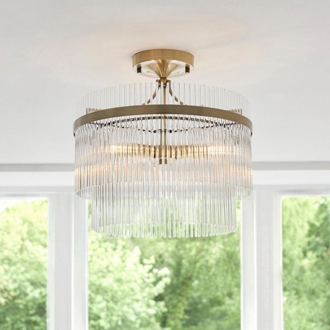 Endon Lighting Marietta Semi Flush Fitting