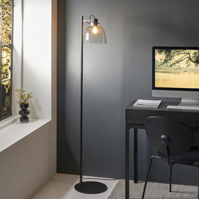 Endon Lighting Urban Belle Floor Lamp in Black Finish