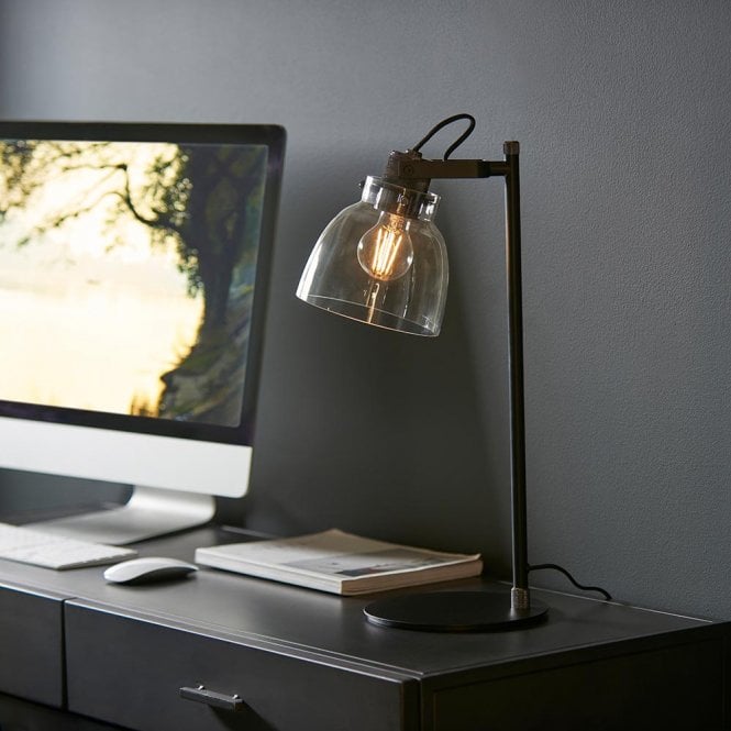 Endon Lighting Urban Belle Table Lamp in Black Finish