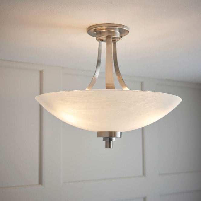 Endon Lighting Welles Semi Flush