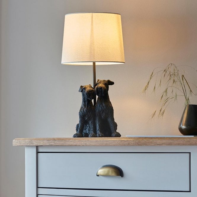 Endon Lighting Westie Table Lamp in Matt Black