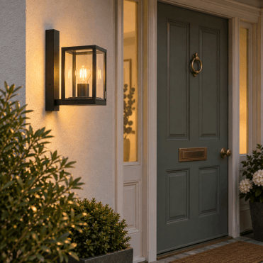 Evan Black Wall Light
