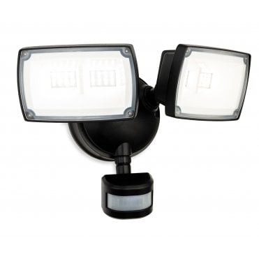 Reflex 30W LED Double Floodlight C/W Sensor