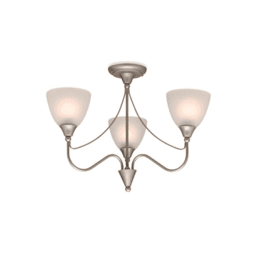 Santana 3 Light Flush Fitting