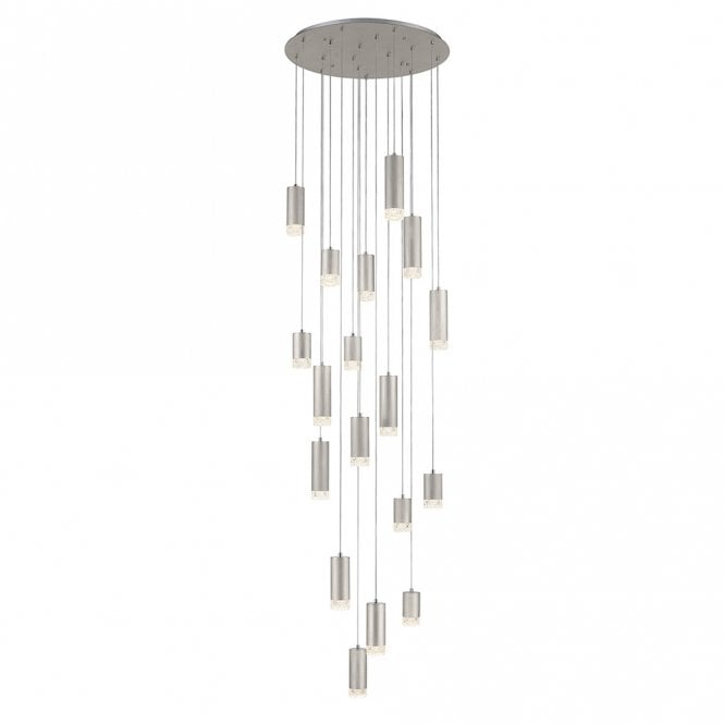 franklite Cordelia Brushed Silver Cluster Fitting