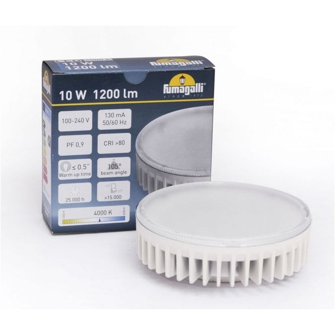Fumagalli GX53 10W Cool White LED Lamp