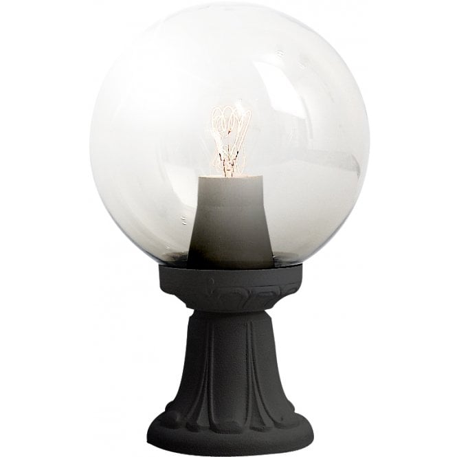 Fumagalli Mikrolot Globe 250 mm E27 Black Post /Pillar Top Lantern