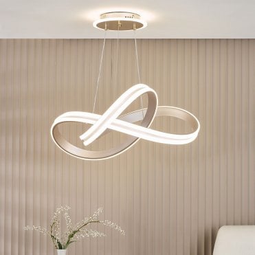 Gavino LED Silver Pendant