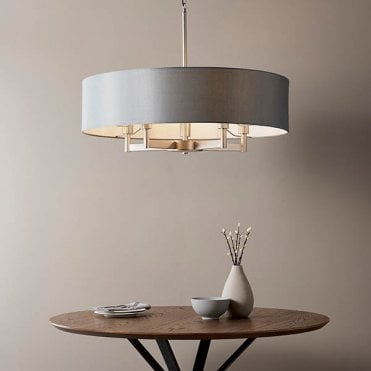 Grande 5 Light Nickel Pendant